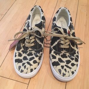 Leopard print sneakers